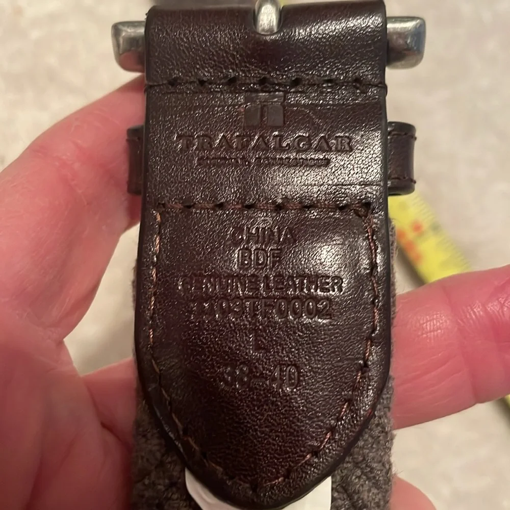 Trafalgar Solid Stretch Weave Belt